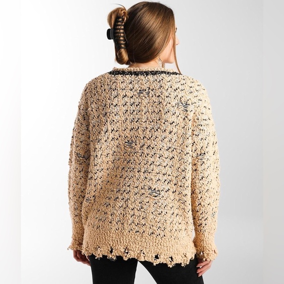 GIMMICKS BY BUCKLE METALLIC FALL SWEATER - Picture 4 of 6